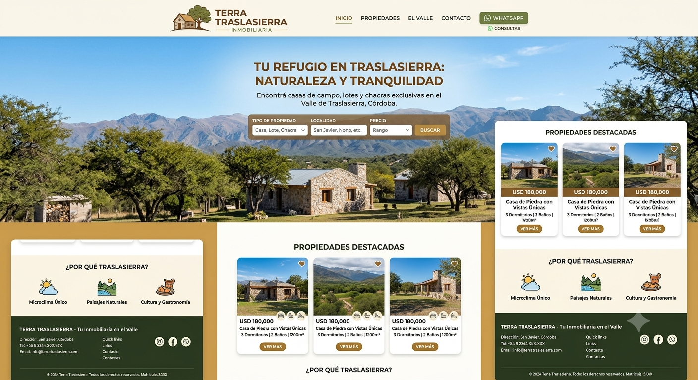 Maqueta Inmobiliaria Traslasierra